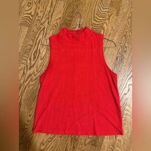Anthropologie mock neck tank top. Size small.